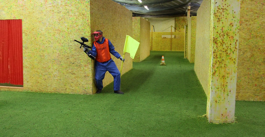 Paintball spielen Hamburg für eine Stunde